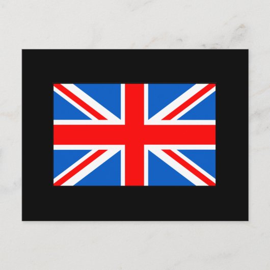 Britse vlag T-shirts en cadeaus Briefkaart (Voorkant)