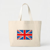 Britse vlag T-shirts en cadeaus Grote Tote Bag (Voorkant)