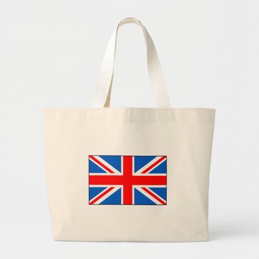Britse vlag T-shirts en cadeaus Grote Tote Bag (Voorkant)