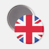 Britse vlag T-shirts en kleding Magneet (Voorkant / Achterkant)