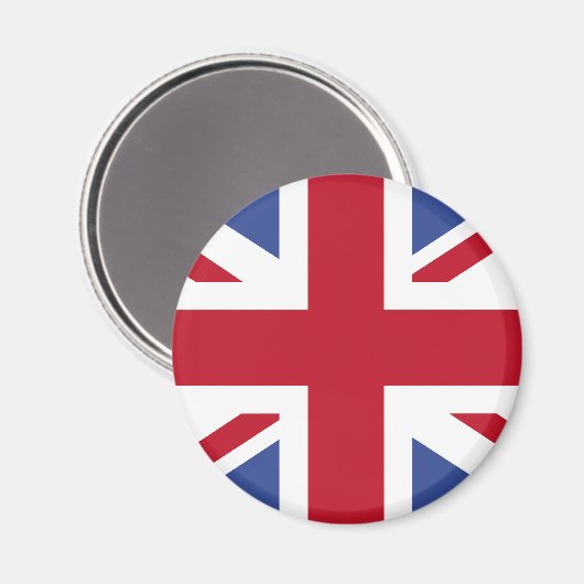 Britse vlag T-shirts en kleding Magneet (Voorkant / Achterkant)