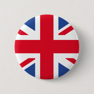Britse vlag T-shirts en kleding Ronde Button 5,7 Cm