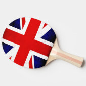 Britse vlag tafeltennisbatje (Zijkant)