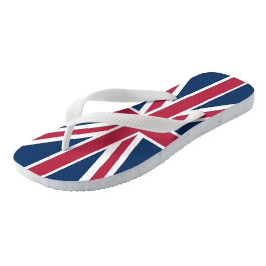 Britse vlag teenslippers (Schuin)