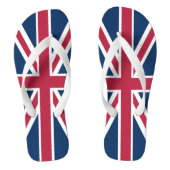 Britse vlag teenslippers (Voetbed)
