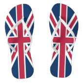 Britse vlag teenslippers (Voetbed)
