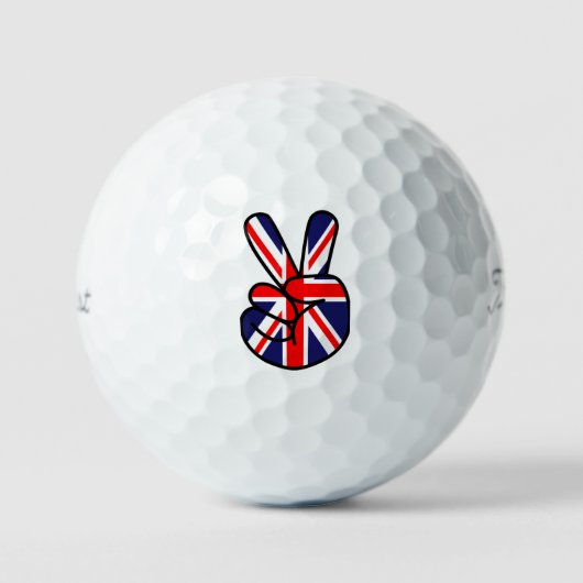 Britse vlag Titleist Golfballen (Voorkant)