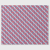 Britse vlag Unie Jack Wrapping Paper Cadeaupapier (Vlak)