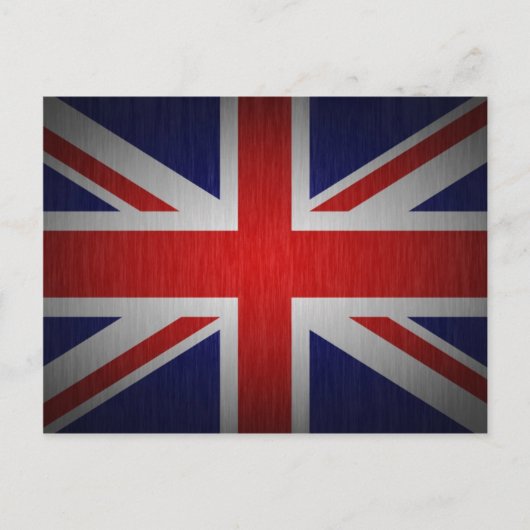 Britse vlag Union Jack Briefkaart (Voorkant)