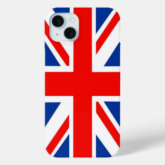 Britse vlag (Union Jack) iPhone 15 Mini Hoesje