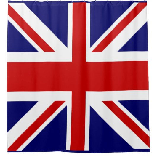 britse vlag union jack douchegordijn (Voorkant)