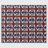 Britse vlag, Union Jack, Patriottisch ontwerp Cadeaupapier (Vlak)