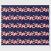 Britse vlag, Union Jack, Patriottisch ontwerp Cadeaupapier (Vlak)