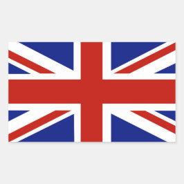 Britse vlag, Union Jack Rechthoekige Sticker