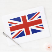 Britse vlag, Union Jack Rechthoekige Sticker (Envelop)