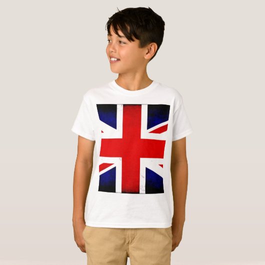 Britse vlag Union Jack T-shirt (Voorkant volledig)