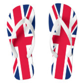 BRITSE VLAG: Union Jack Teenslippers (Voetbed)