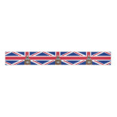 Britse vlag & Verenigd Koninkrijk, Big Ben /London Grosgrain Lint (Voorkant)