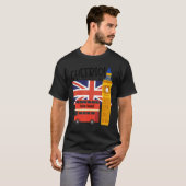 Britse vlag Verenigd Koninkrijk Citroenreis B T-shirt (Voorkant volledig)