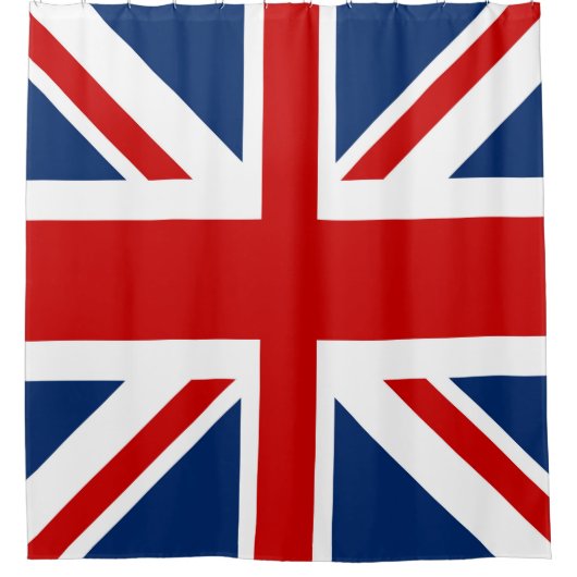 Britse vlag Verenigd Koninkrijk Union Jack Douchegordijn (Voorkant)