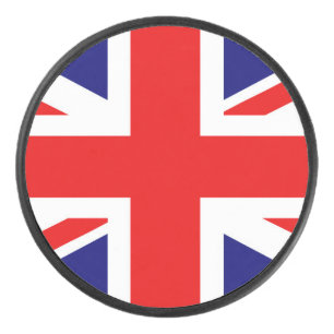 Britse Vlag Verenigd Koninkrijk van Engeland Hockey Puck