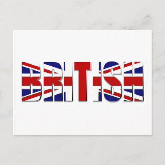 Britse vlag Verenigd Koninkrijk Wales Briefkaart