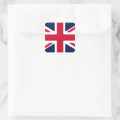Britse vlag vierkante sticker (Tas)