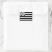 Britse vlag vierkante sticker (Tas)