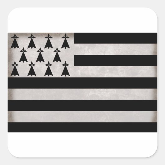 Britse vlag vierkante sticker (Voorkant)