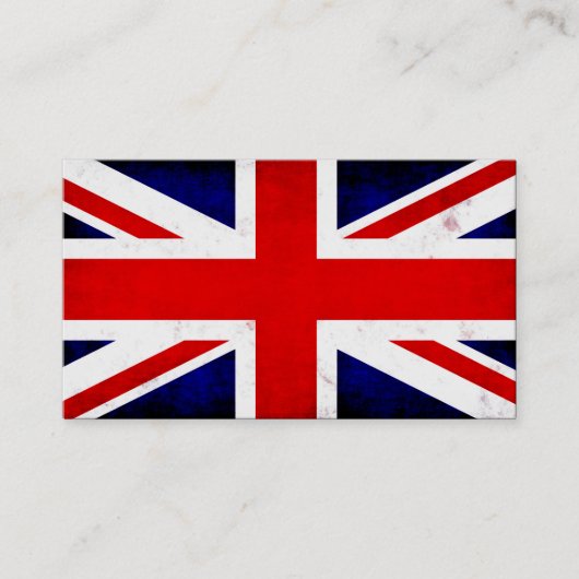 Britse vlag visitekaartje (Voorkant)