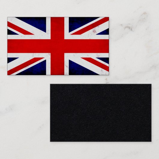 Britse vlag visitekaartje (Voorkant / Achterkant)