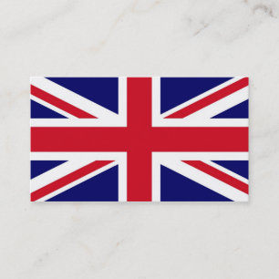 Britse vlag visitekaartje