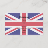 Britse vlag visitekaartje (Achterkant)