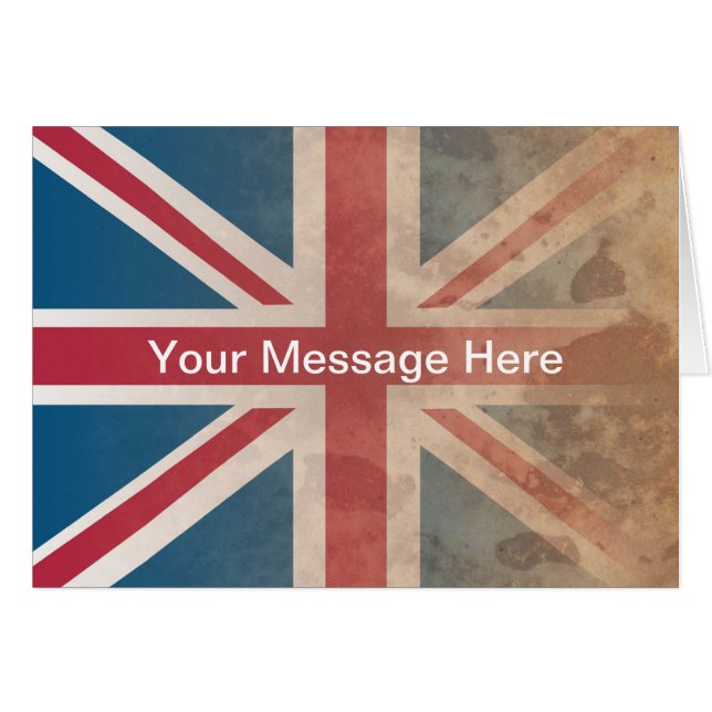 Britse vlag (VK, Groot-Brittannië of Engeland) (Voorkant Horizontaal)