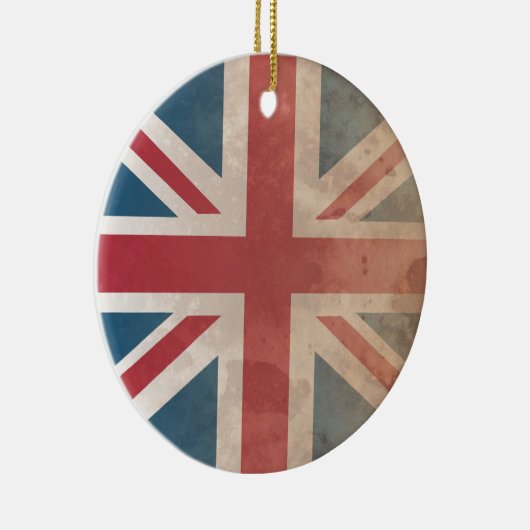 Britse vlag (VK, Groot-Brittannië of Engeland) Keramisch Ornament (Rechts)