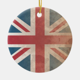 Britse vlag (VK, Groot-Brittannië of Engeland) Keramisch Ornament