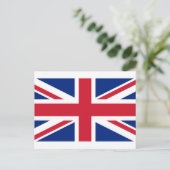 Britse vlag, vlag van het Verenigd Koninkrijk Briefkaart (Staand voorkant)
