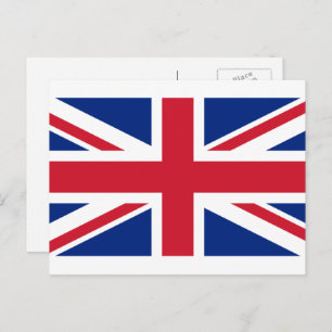 Britse vlag, vlag van het Verenigd Koninkrijk Briefkaart