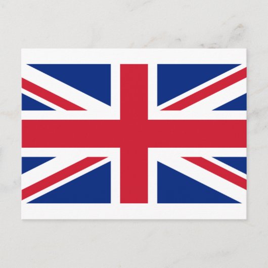 Britse vlag, vlag van het Verenigd Koninkrijk Briefkaart (Voorkant)