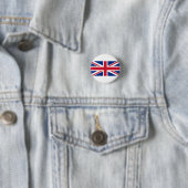 Britse vlag, vlag van het Verenigd Koninkrijk Ronde Button 3,2 Cm (In situ)
