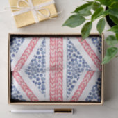 Britse vlag Waterverf Summer Fruit Union Jack Tissuepapier (Geschenk)