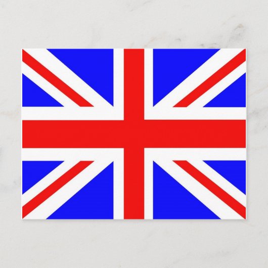 Britse vlagkoopwaar briefkaart (Voorkant)