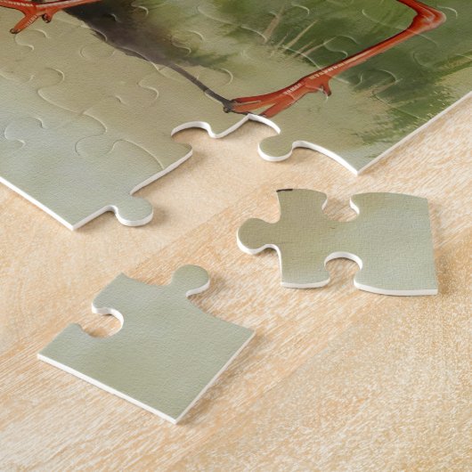 Britse vogels, kunstillustraties legpuzzel (Zijkant)