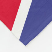 Britse wapenschild fleece deken (Hoek)