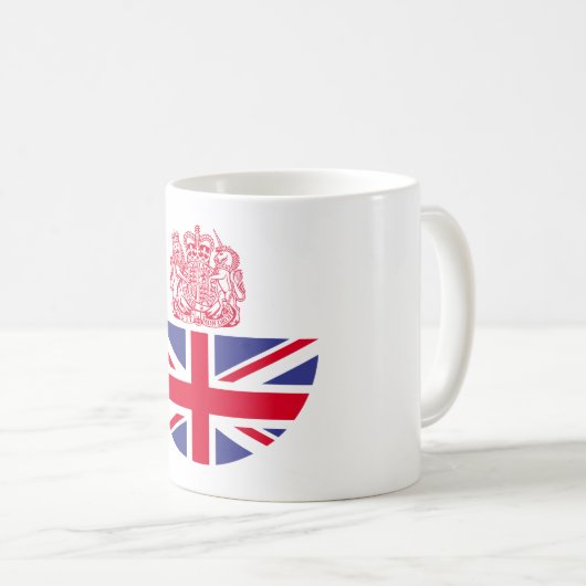 Britse wapenschild koffiemok (Voorkant rechts)