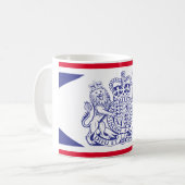 Britse wapenschild koffiemok (Voorkant links)