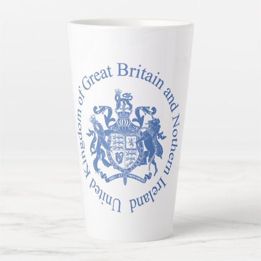 Britse wapenschild latte mok (Voorkant)