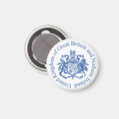 Britse wapenschild magneet (Voorkant / Achterkant)
