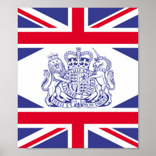 Britse wapenschild poster