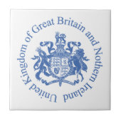 Britse wapenschild tegeltje (Voorkant)